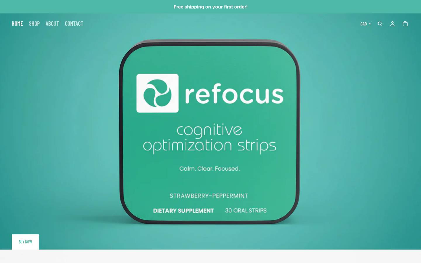 refocusperformance.com homepage screenshot