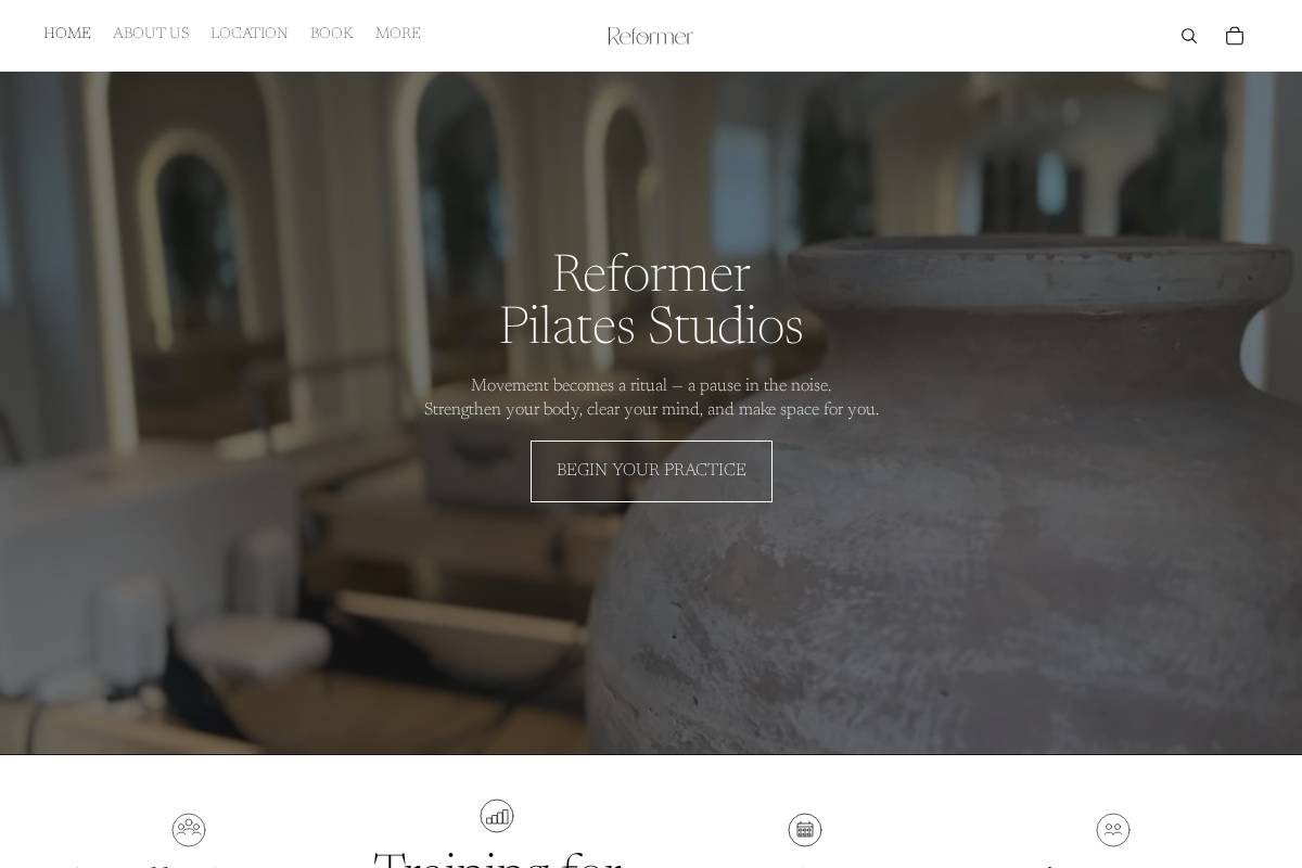 reformer.co.uk homepage screenshot