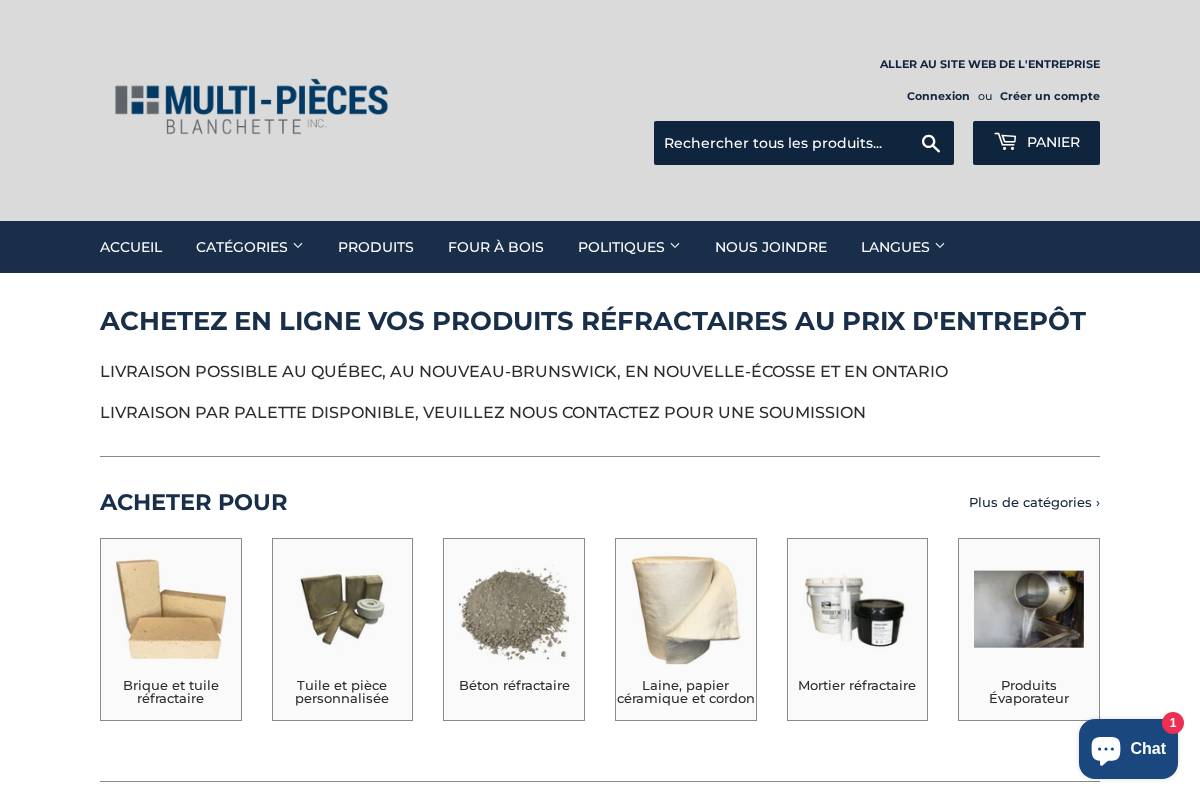 refractaireenligne.com homepage screenshot