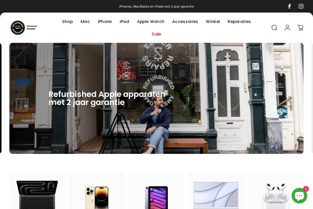 Refurbishedamsterdam homepage screenshot