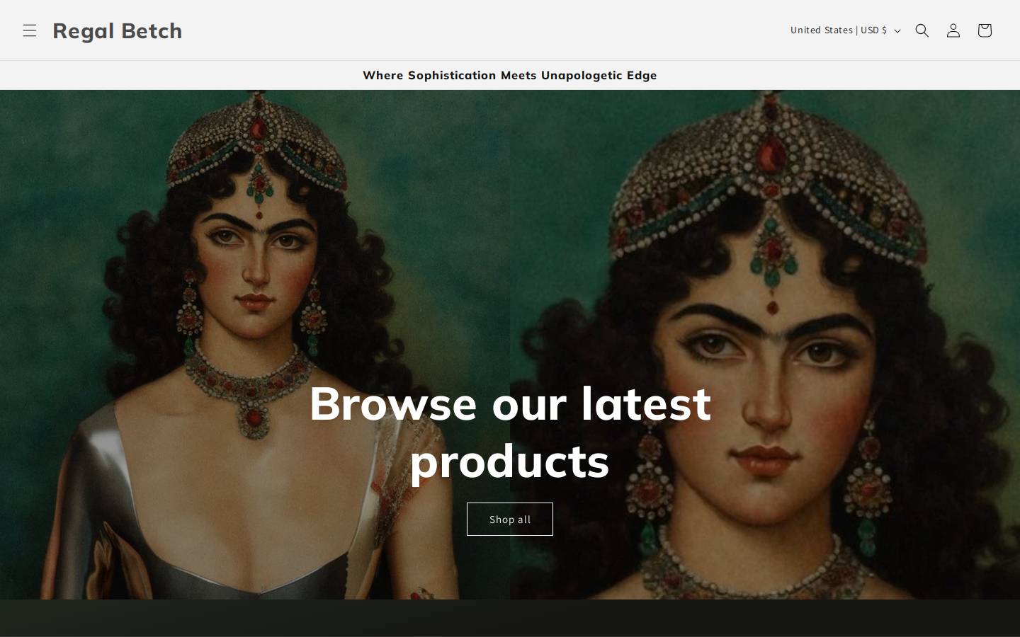 regalbetch.com homepage screenshot