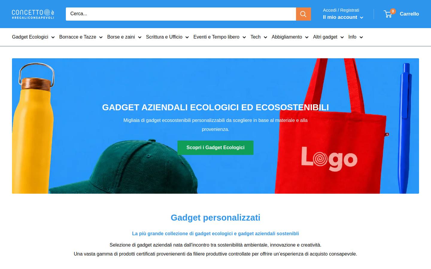 regaliconsapevoli.com homepage screenshot