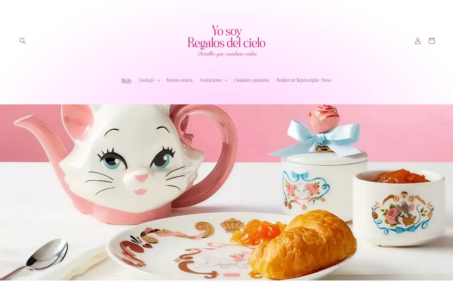 regalosdelcielo.com homepage screenshot
