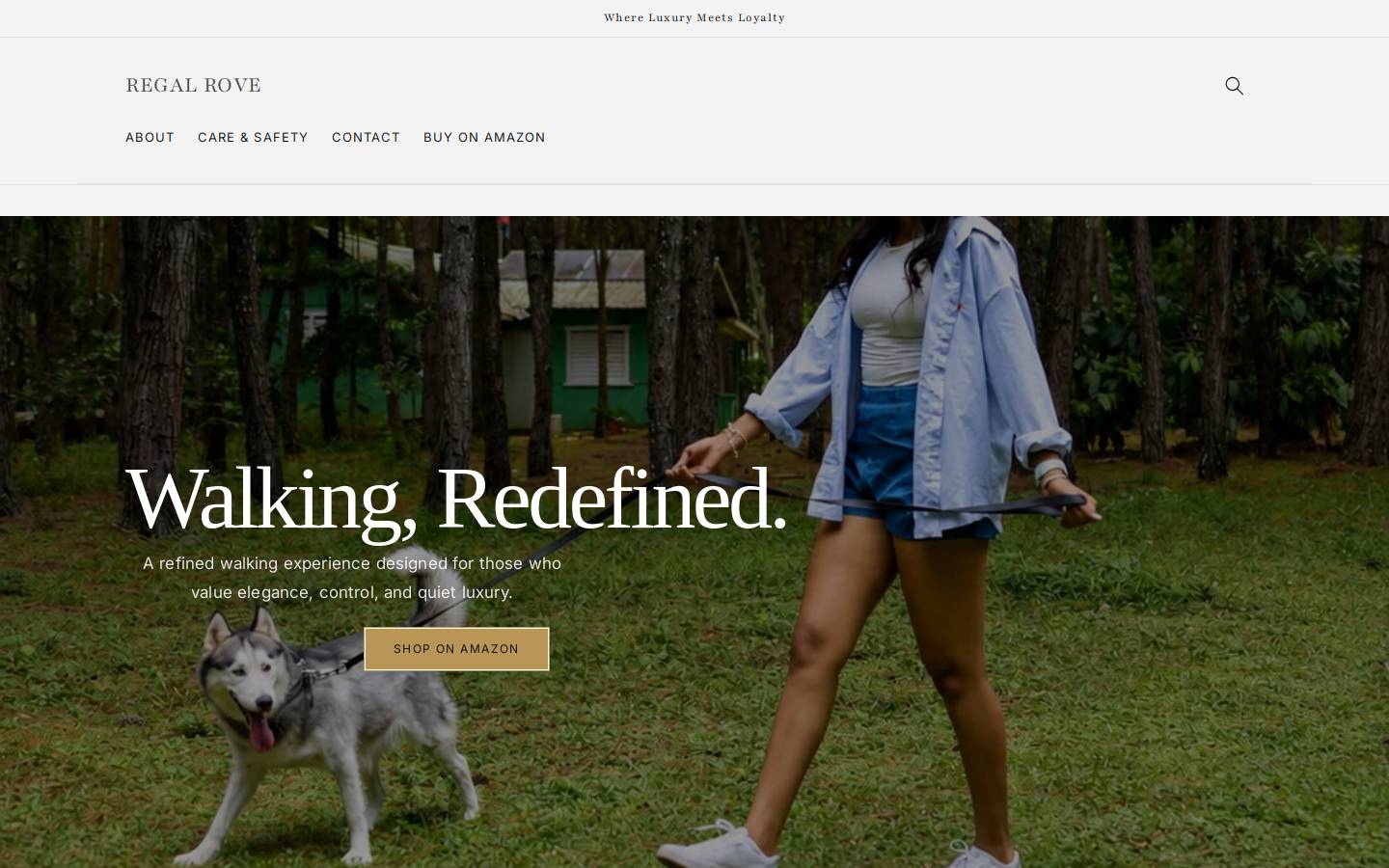 regalrove.com homepage screenshot