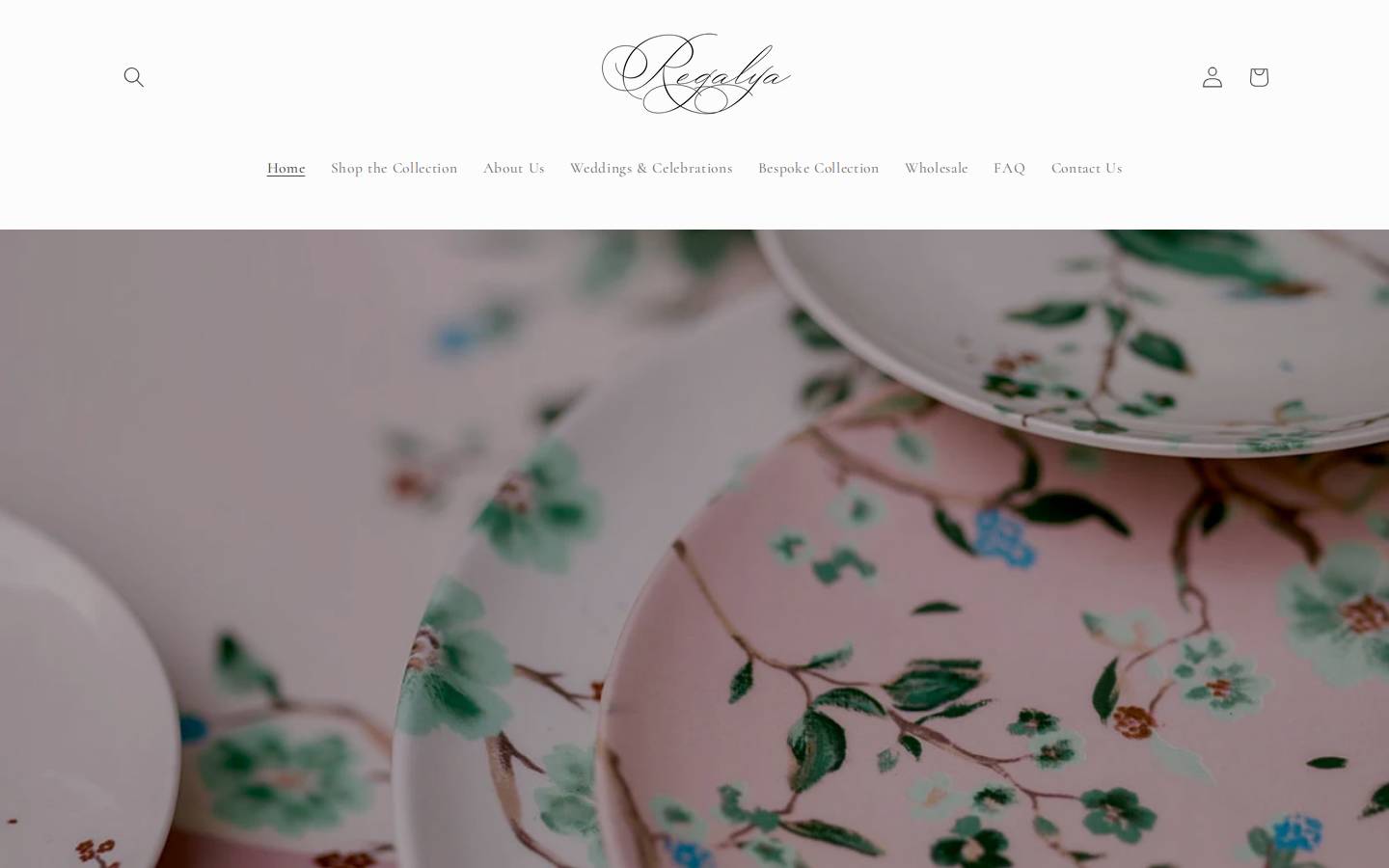 regalya.com homepage screenshot