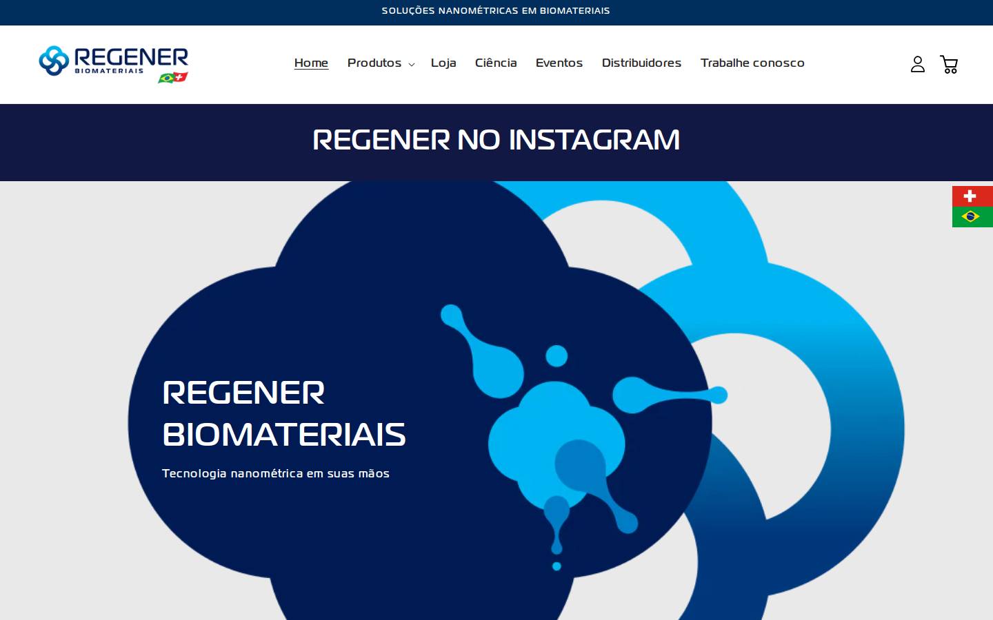 regenerbio.com.br homepage screenshot
