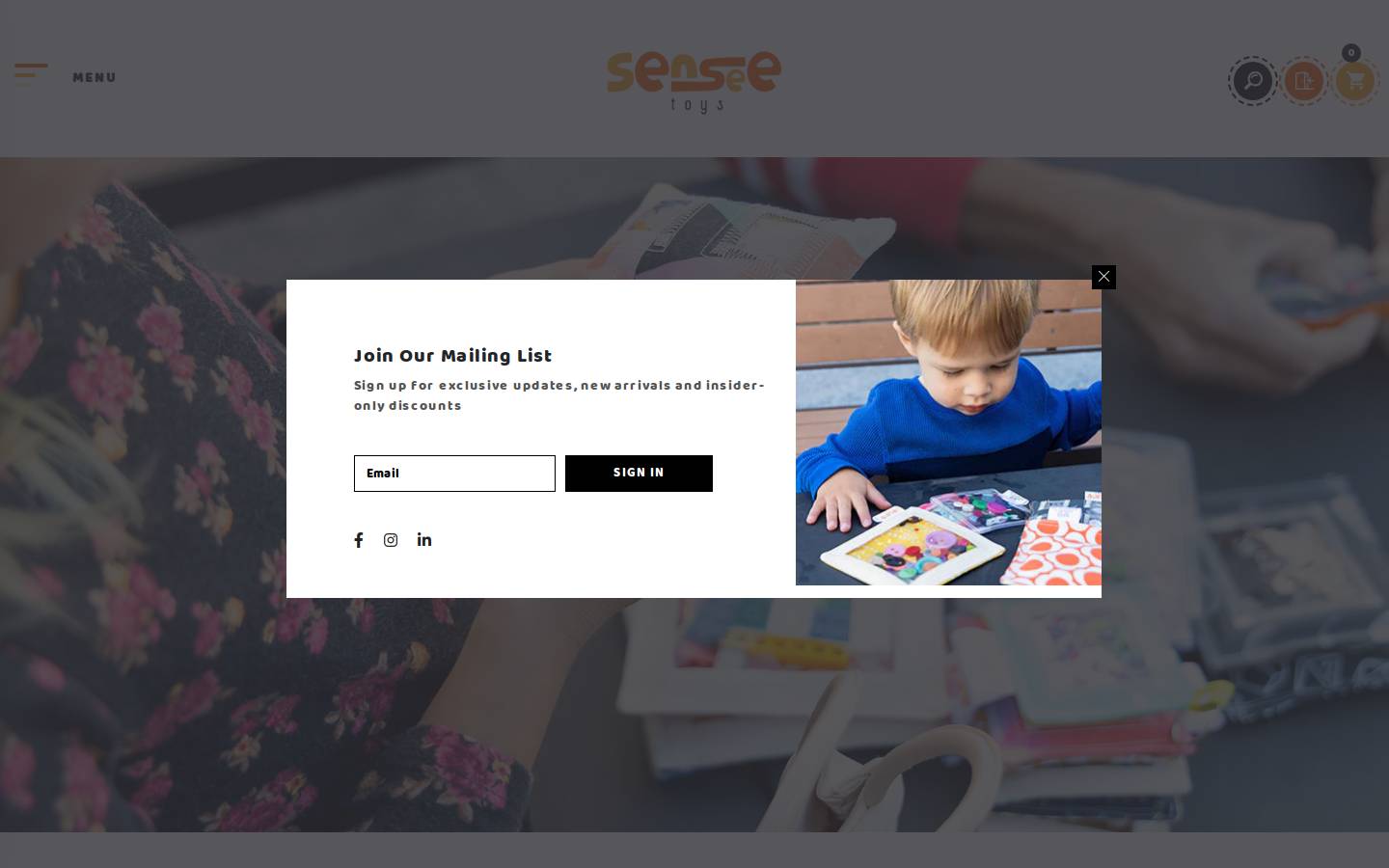 reggiobaby.com homepage screenshot