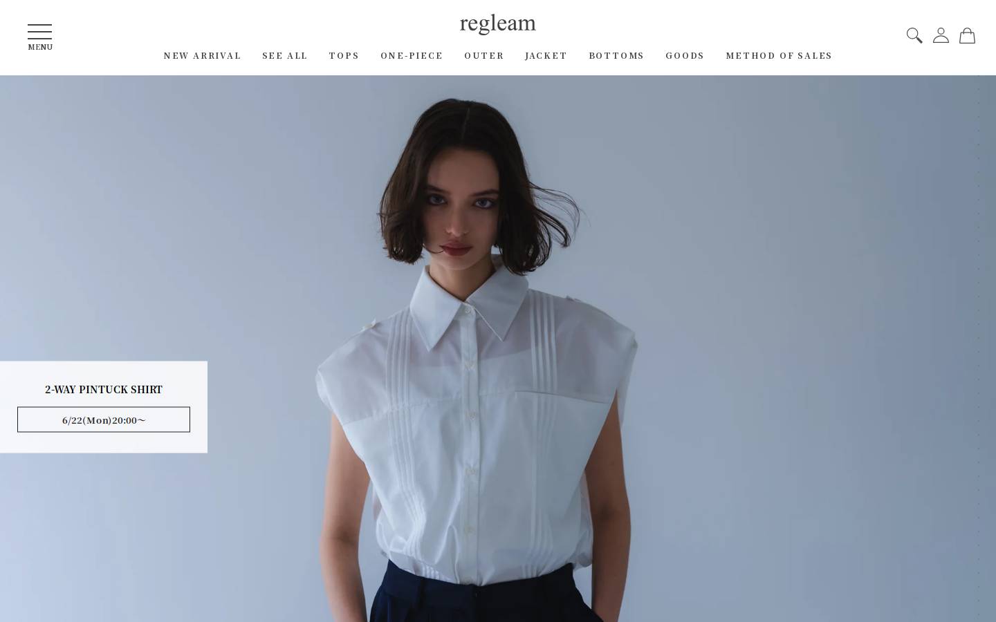 regleam.net homepage screenshot