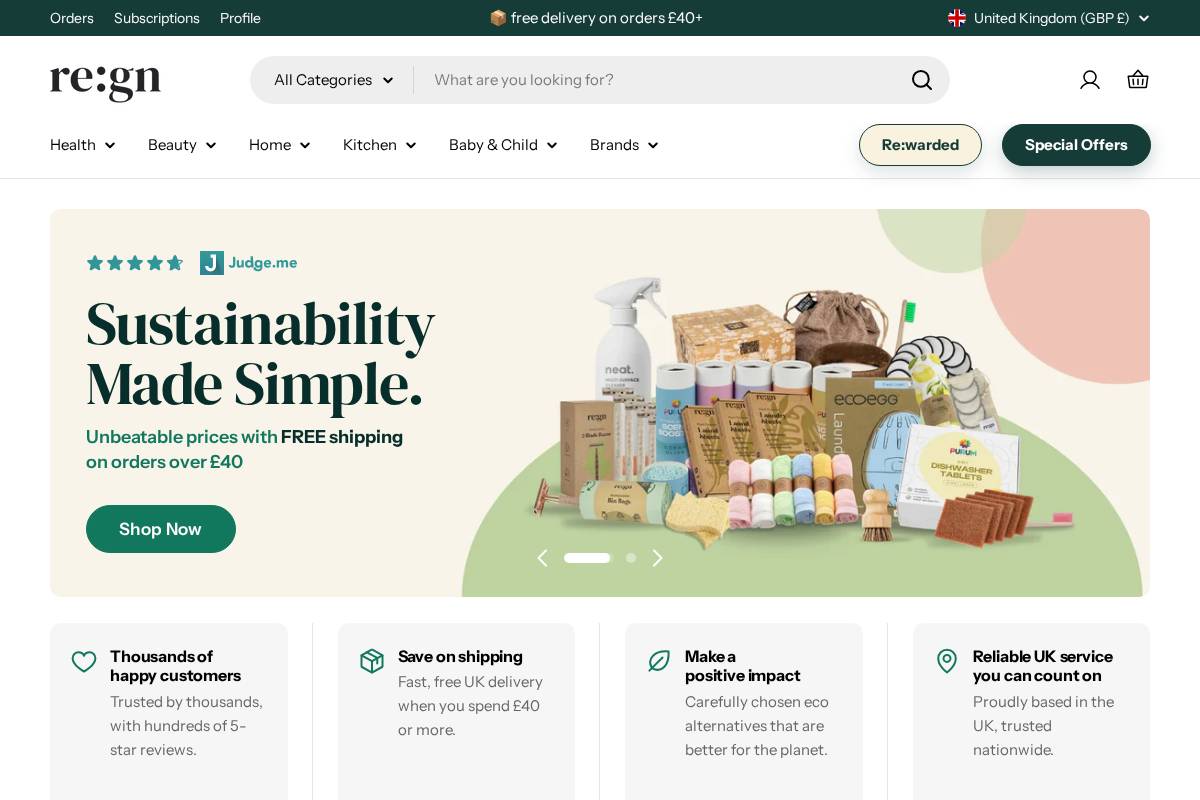 REGN homepage screenshot