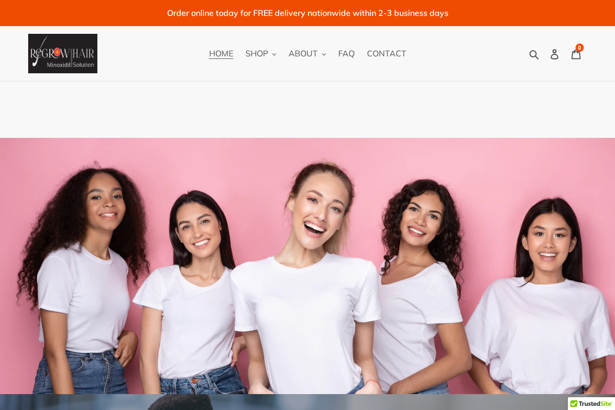 ReGROW Hair Men/Women homepage screenshot