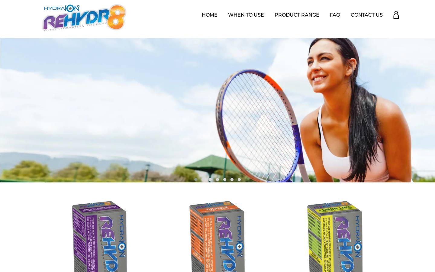 rehydr8.co.nz homepage screenshot