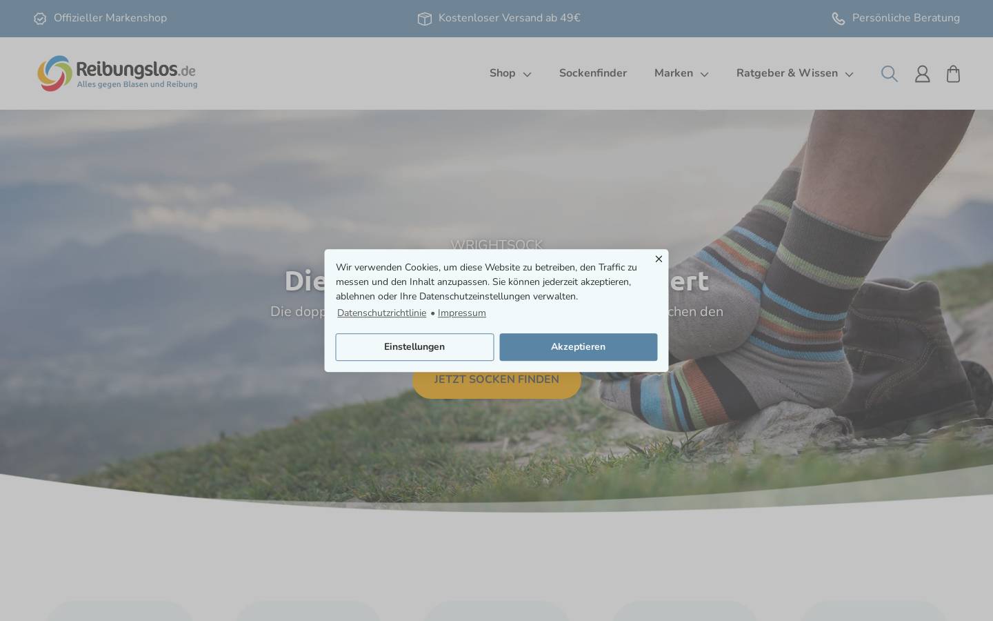 reibungslos.de homepage screenshot