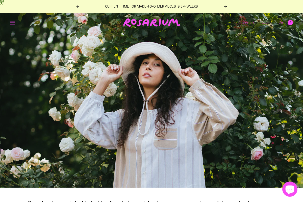 Rosarium homepage screenshot