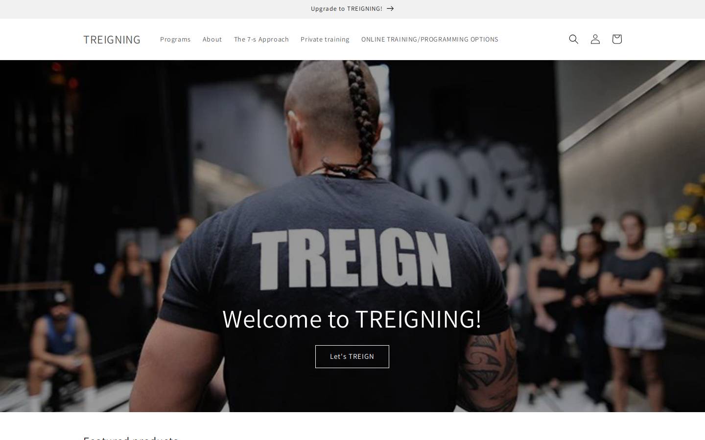 reigntreign.com homepage screenshot