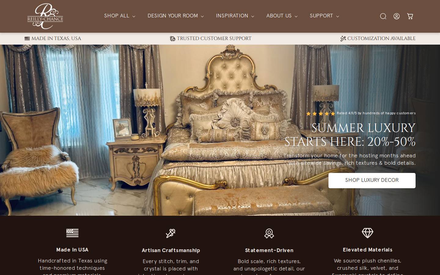 reilly-chanceliving.com homepage screenshot