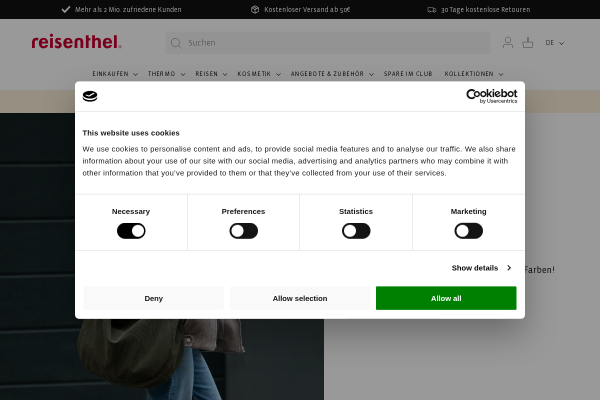 reisenthel homepage screenshot