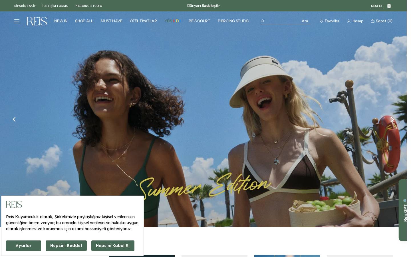 reiskuyumculuk.com homepage screenshot
