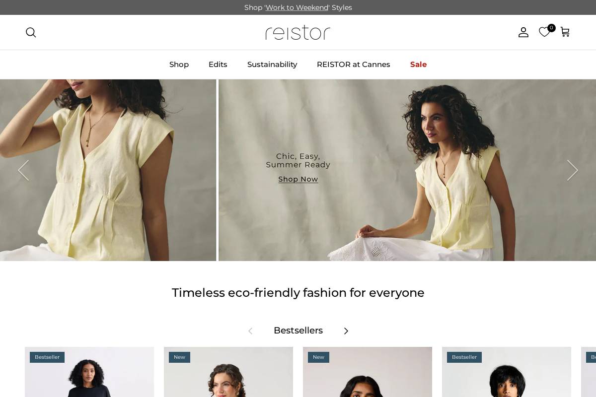 reistor.com homepage screenshot
