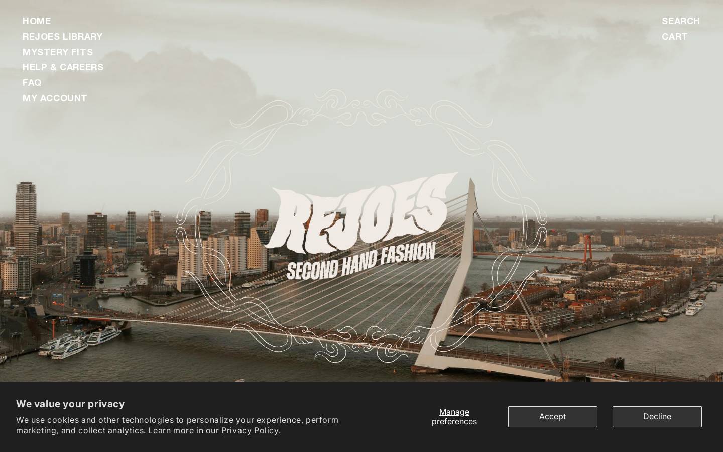 rejoes.net homepage screenshot