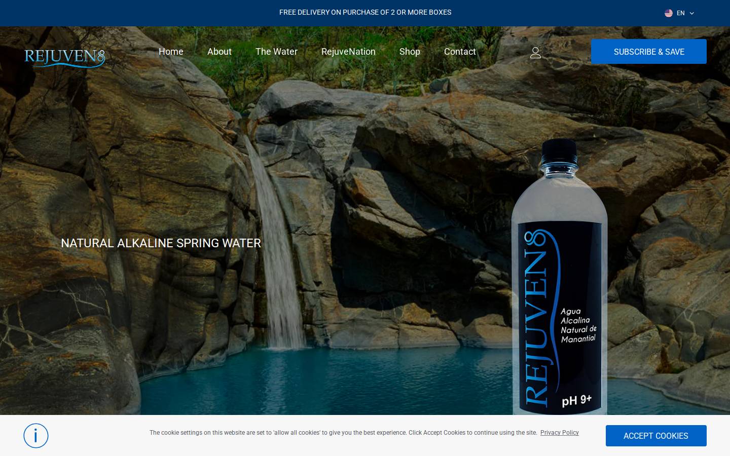 rejuven8.com.mx homepage screenshot