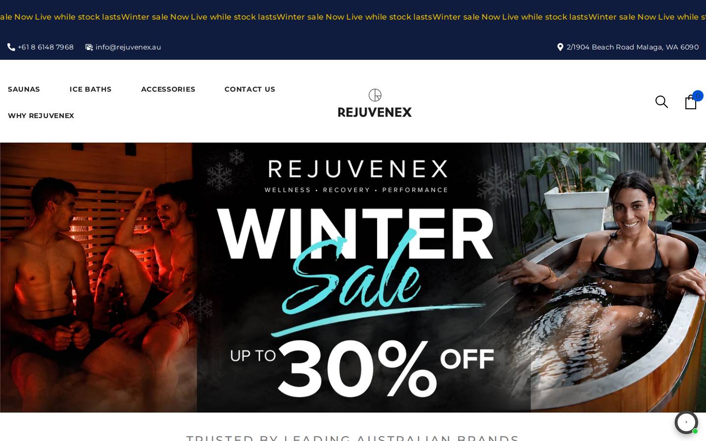 Rejuvenex homepage screenshot