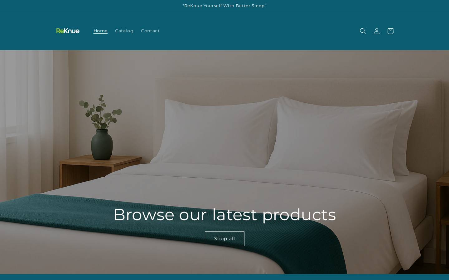 reknue.com homepage screenshot