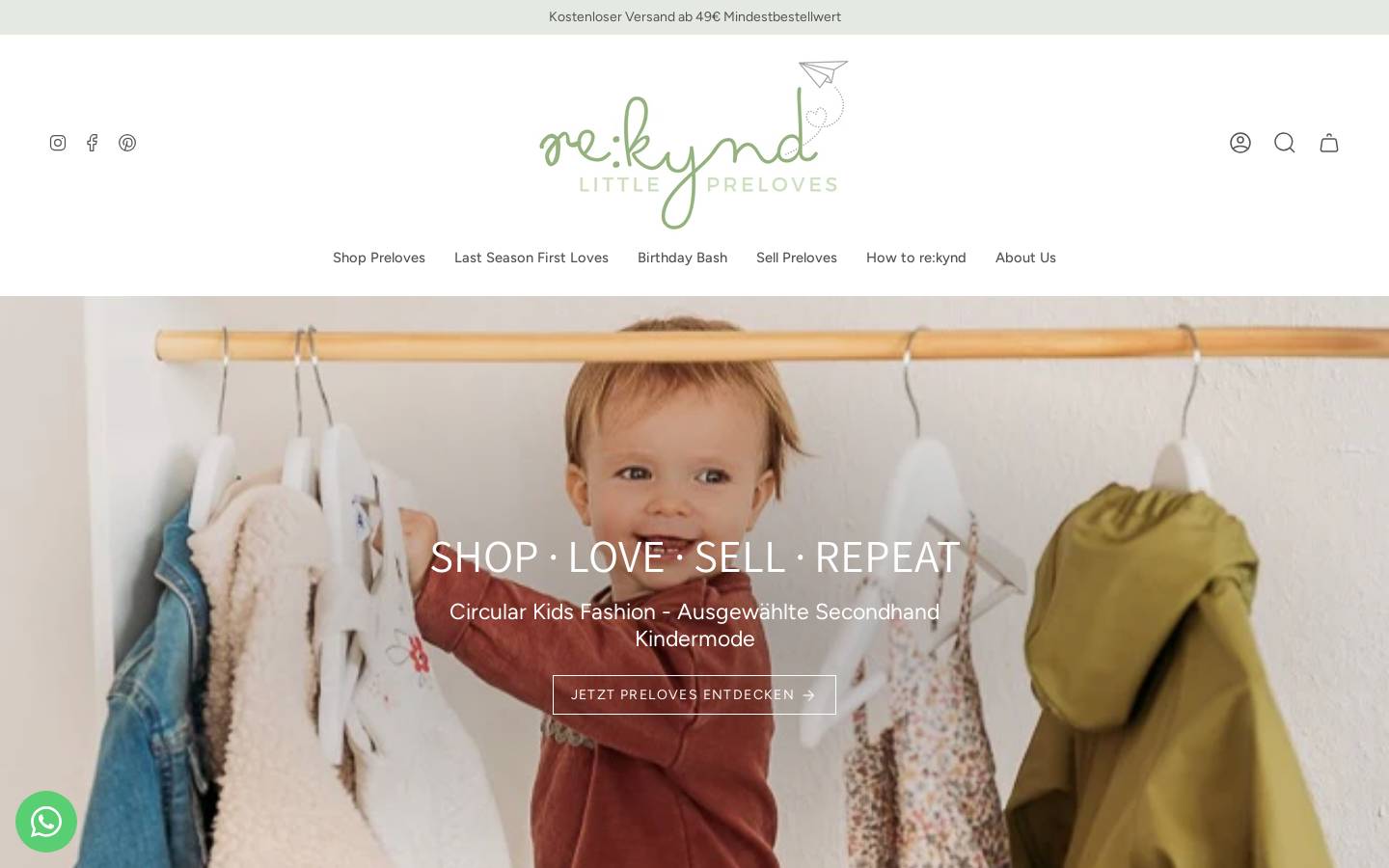 rekynd.com homepage screenshot