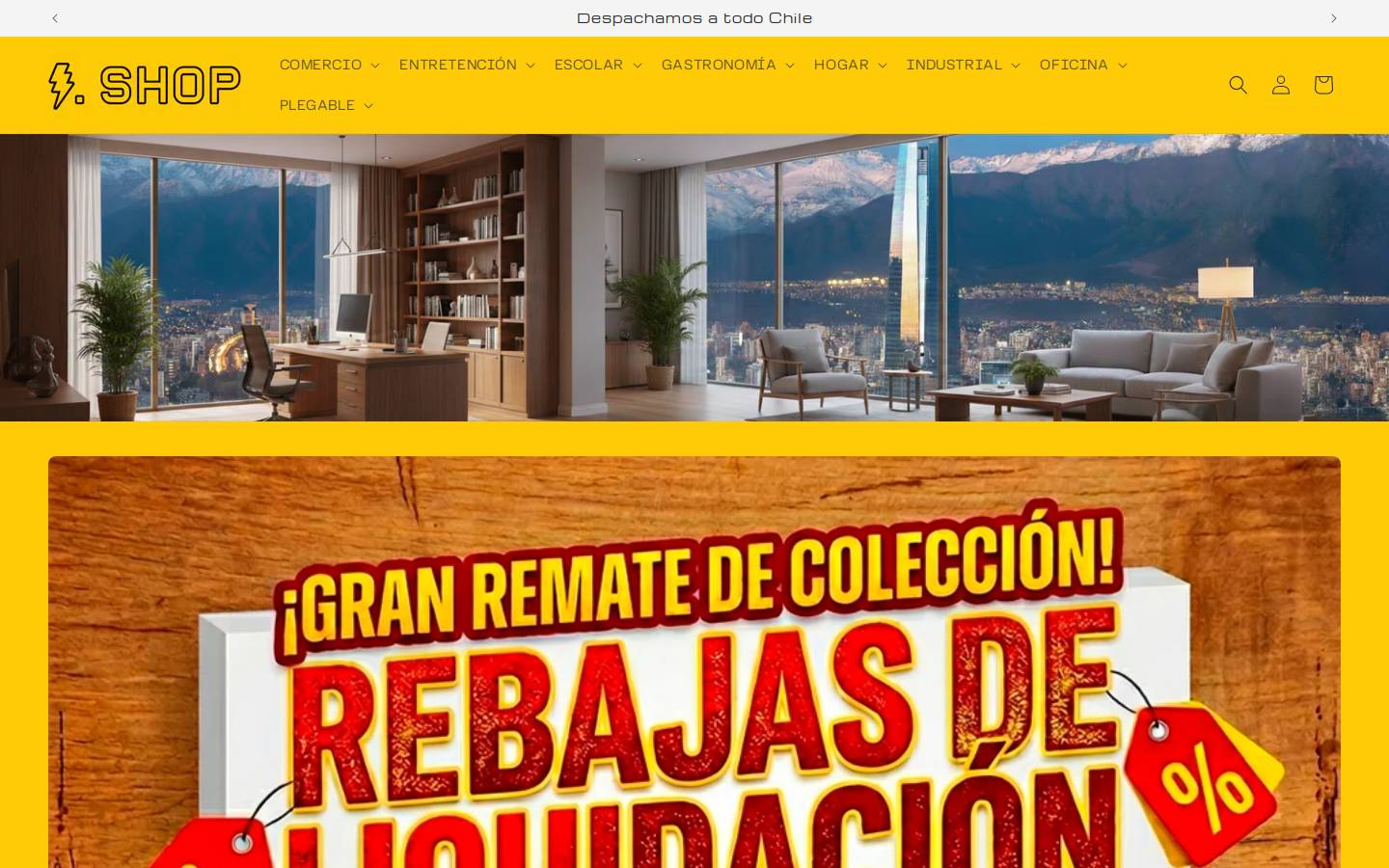 Relampago.Shop homepage screenshot