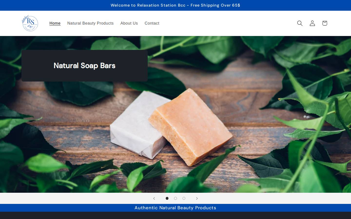 relaxationstationbcc.com homepage screenshot