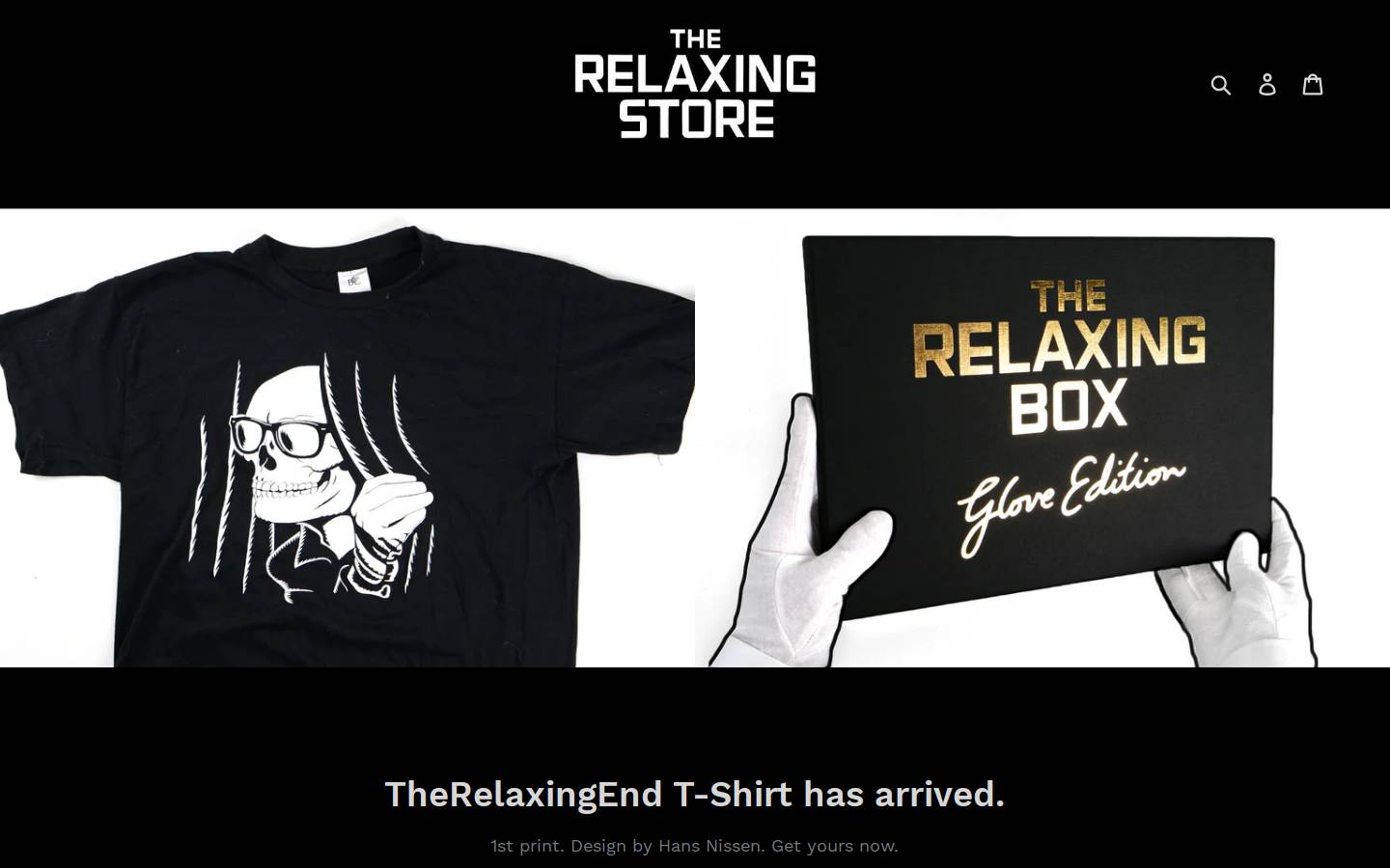relaxingend.com homepage screenshot
