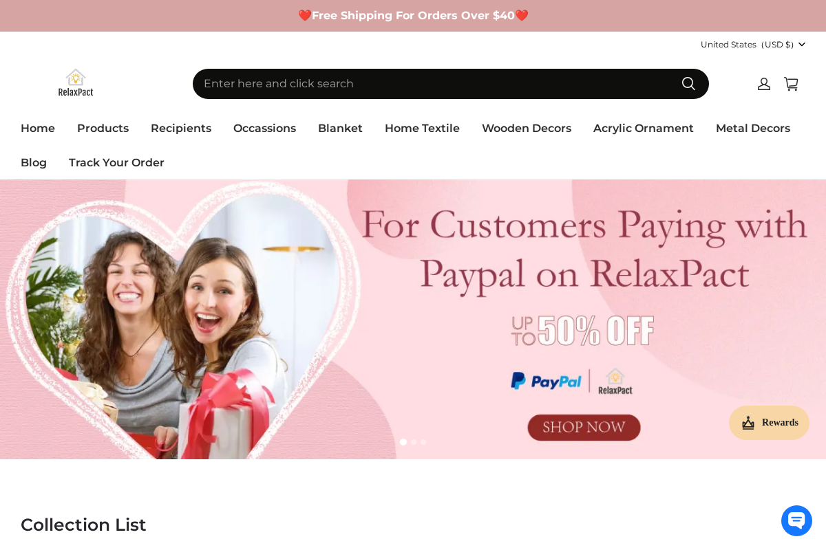 Relaxpact homepage screenshot