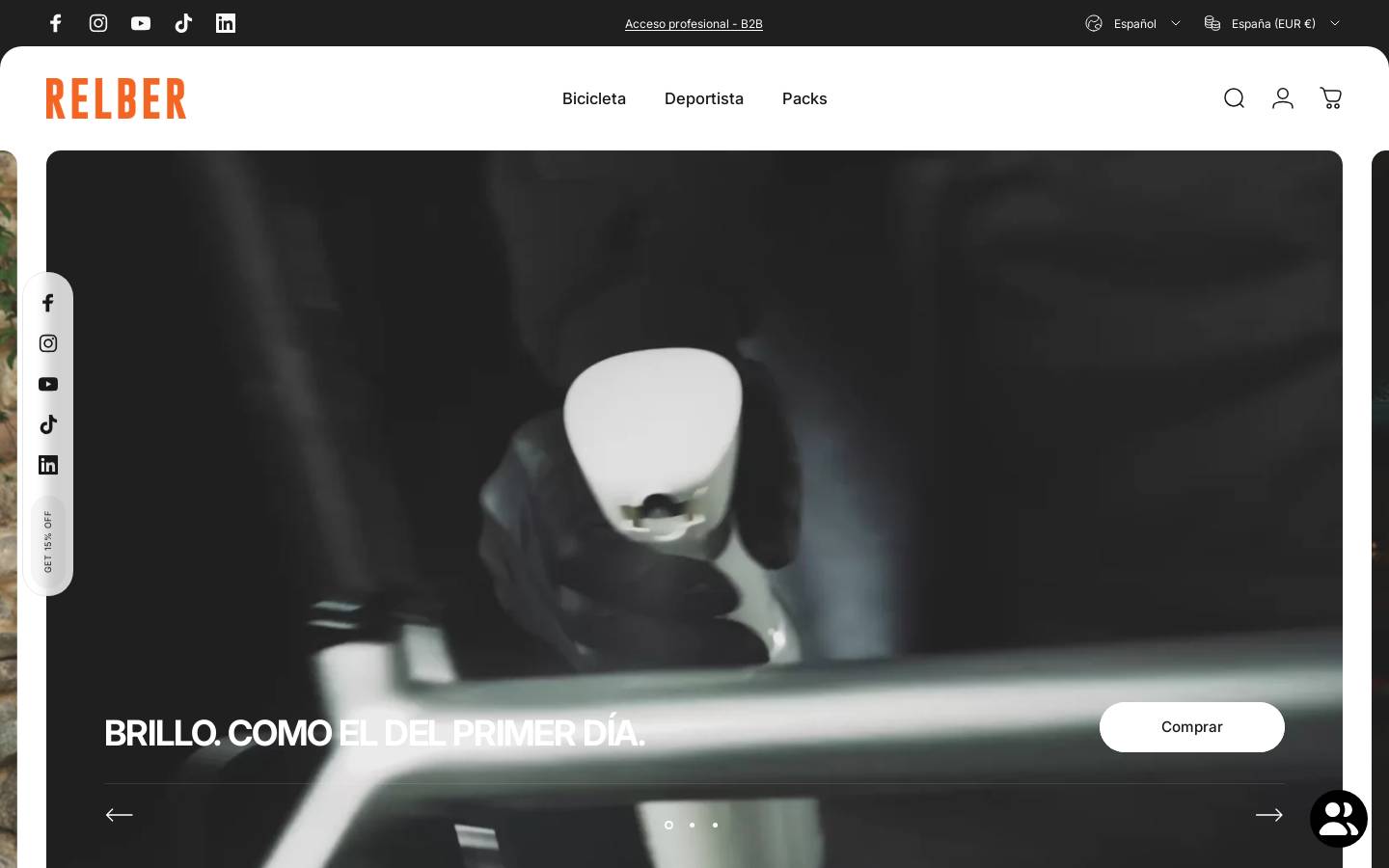 relber.com homepage screenshot