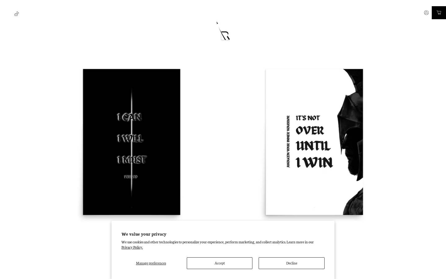 relentless.page homepage screenshot