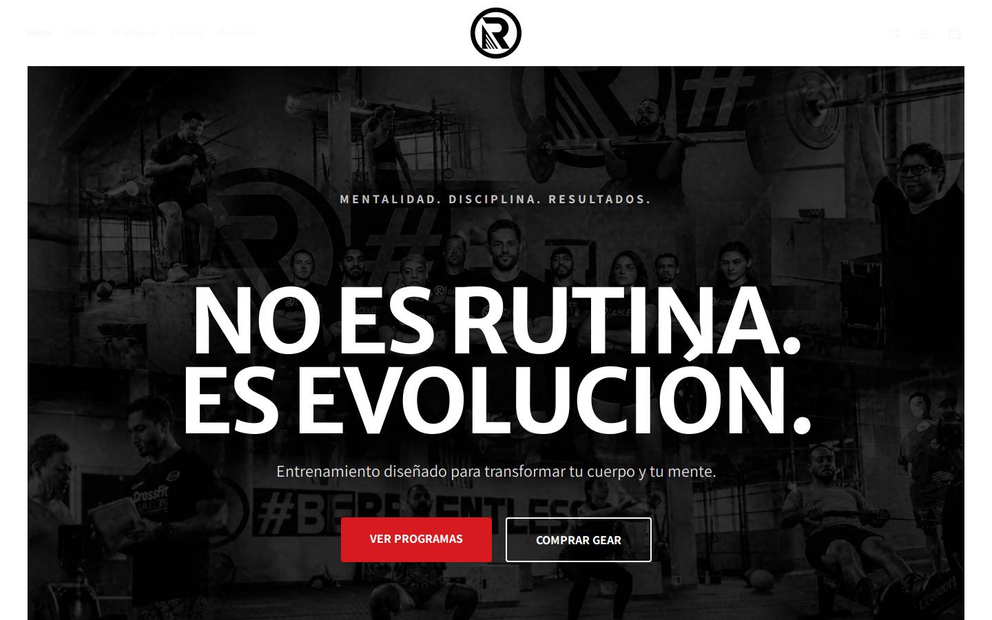relentlessfitnesspr.com homepage screenshot
