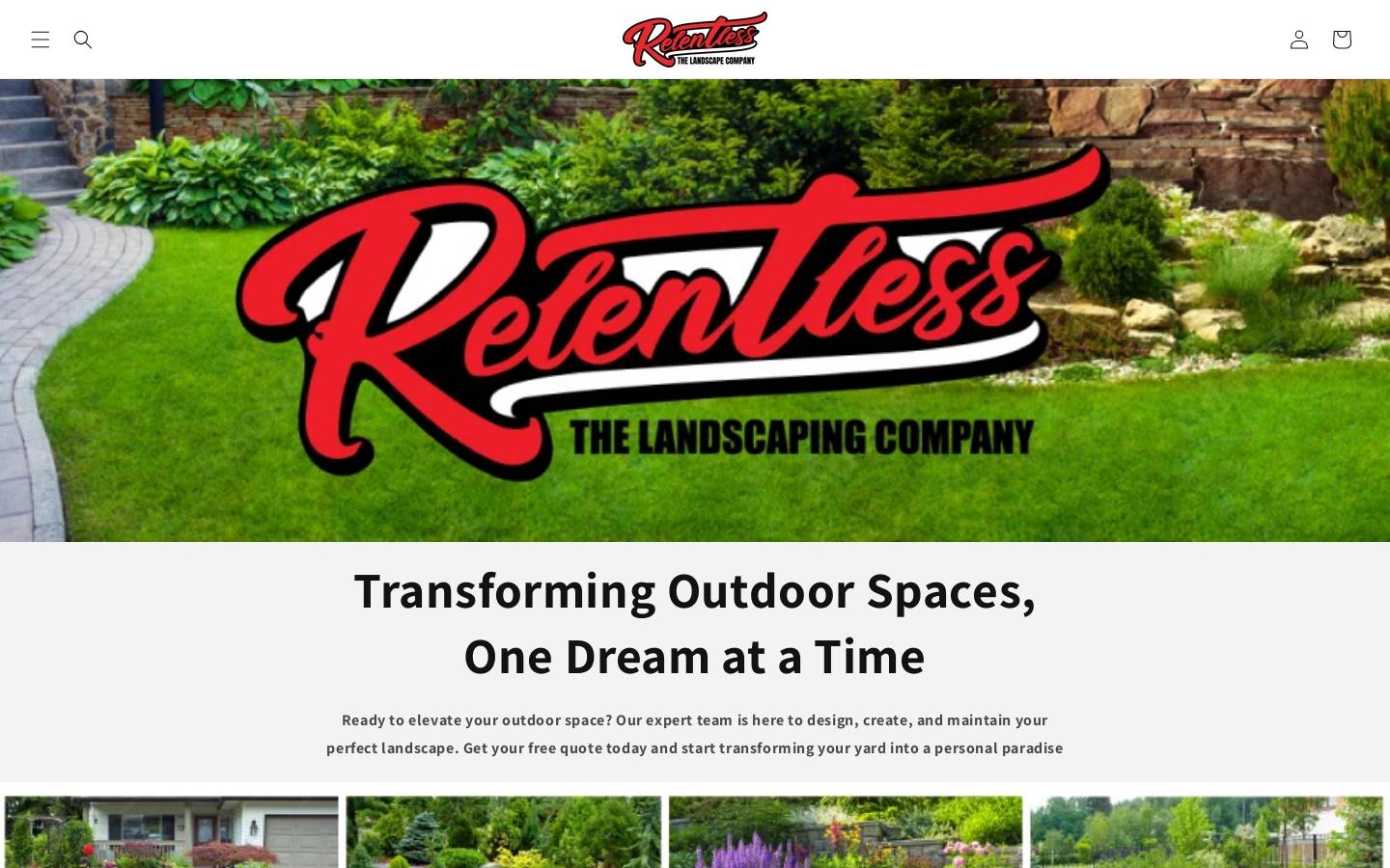 relentlesstlc.com homepage screenshot