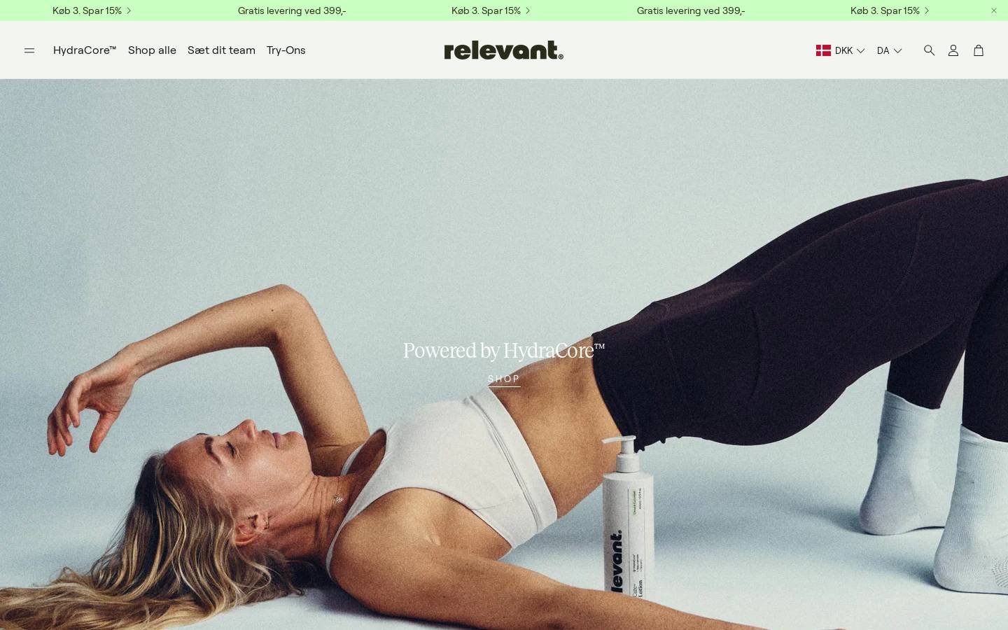 Relevantcos homepage screenshot