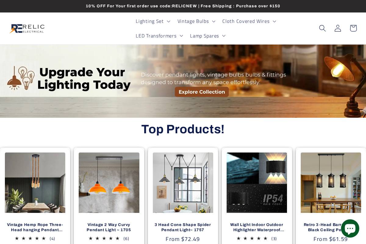 relicelectrical.ca homepage screenshot