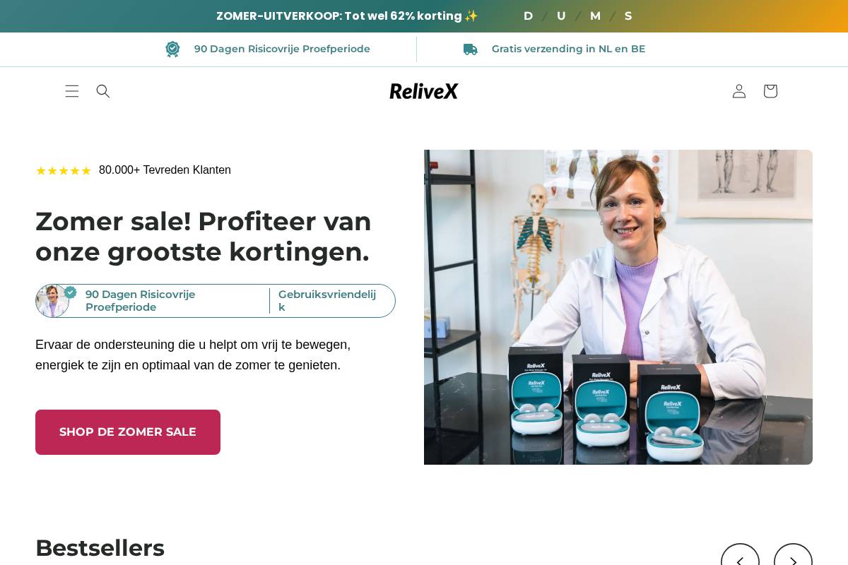 relivex.nl homepage screenshot