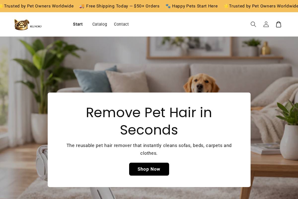 relmoro.com homepage screenshot