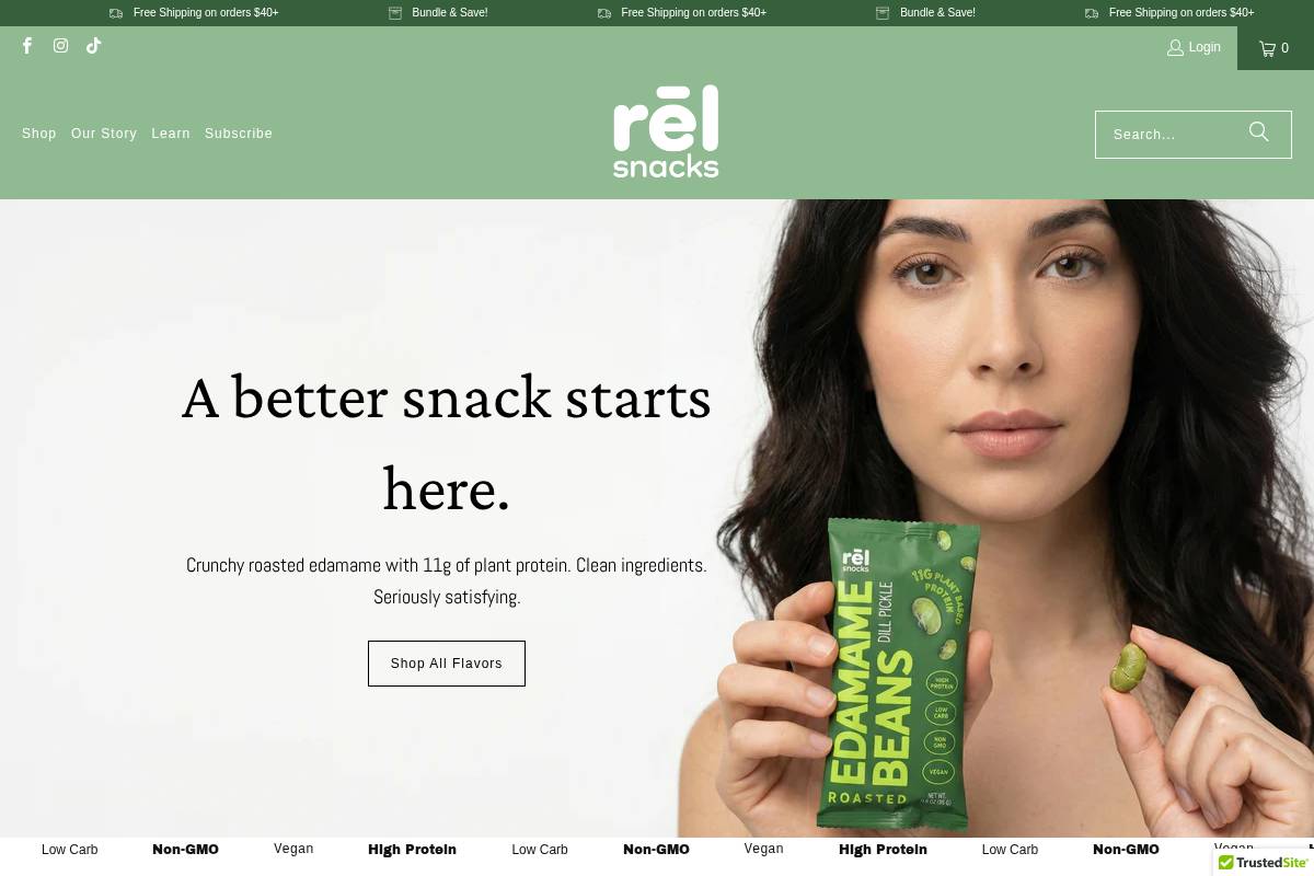 relsnacks.com homepage screenshot