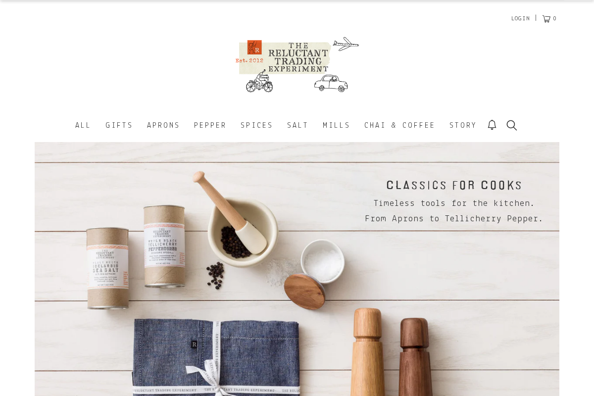 The Reluctant Trading Experiment homepage screenshot