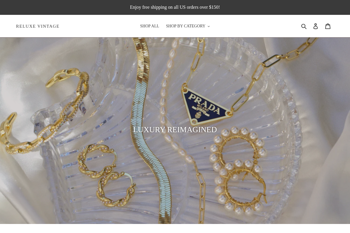 Reluxevintage homepage screenshot