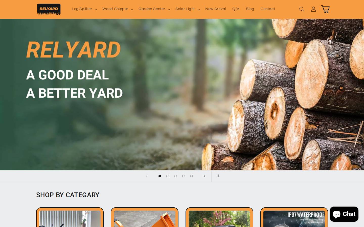 relyard.ca homepage screenshot