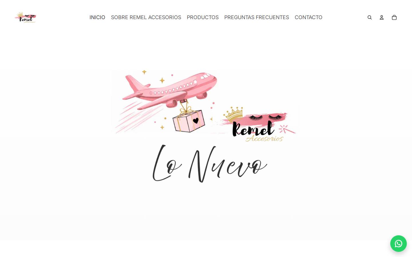 remelaccesorios.com homepage screenshot