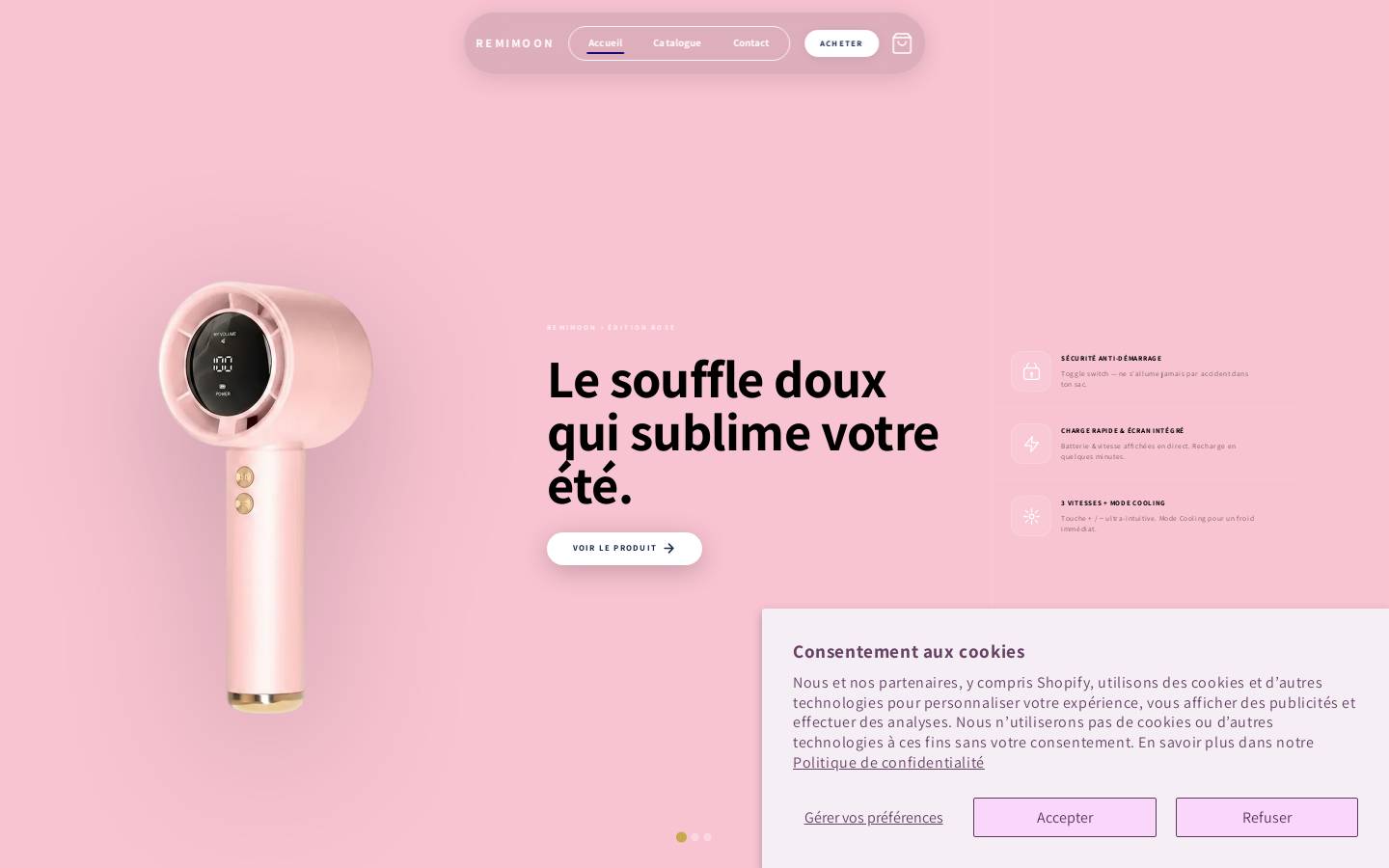 remimoon.com homepage screenshot