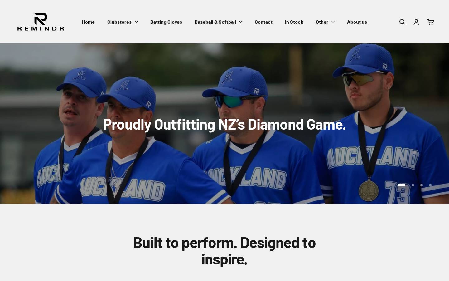 remindrsports.com homepage screenshot