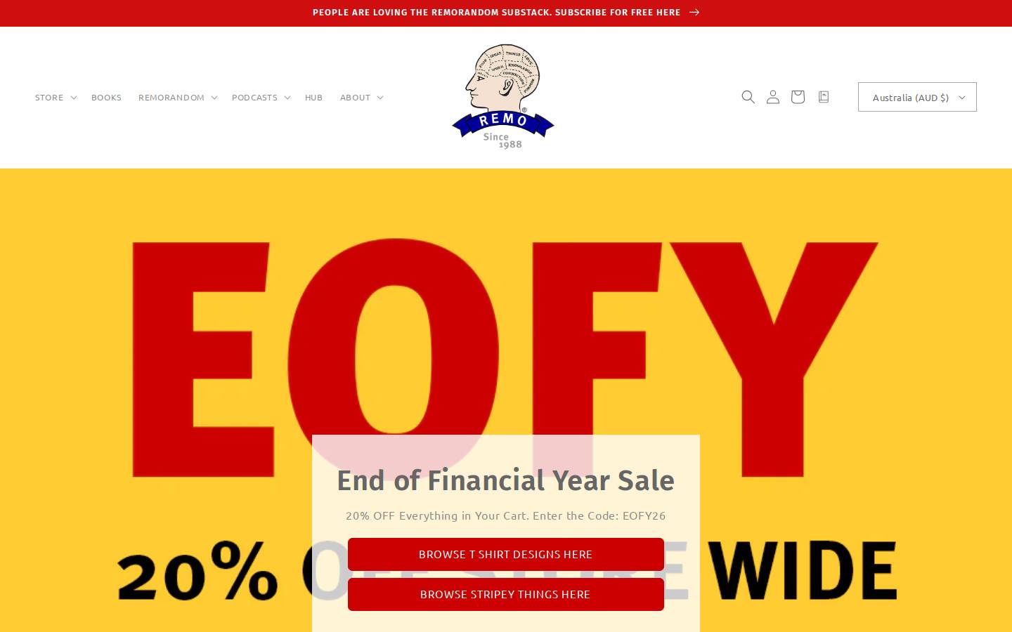 remosince1988.com homepage screenshot