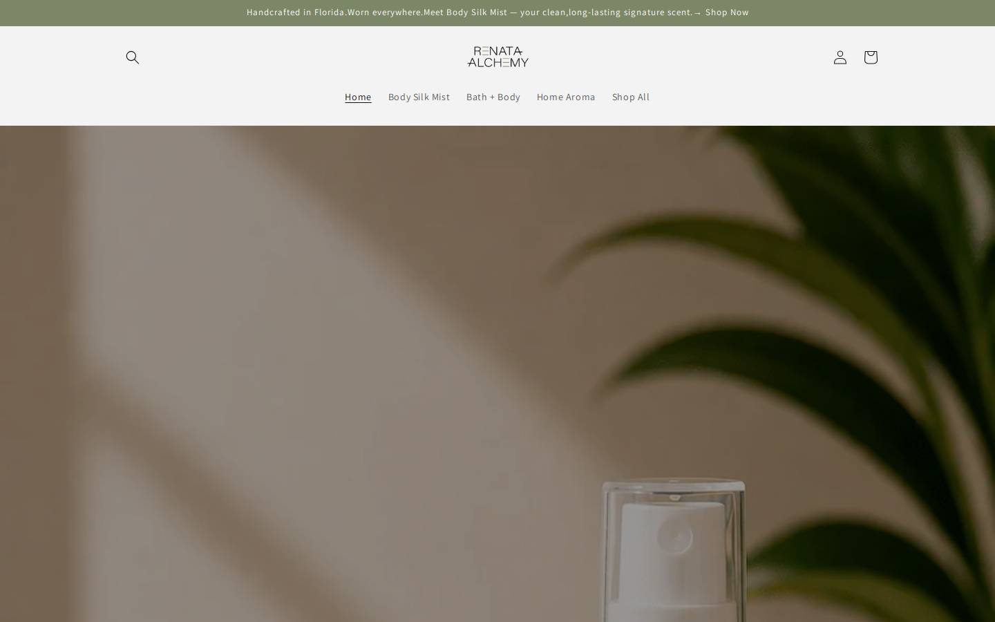 renataalchemy.com homepage screenshot