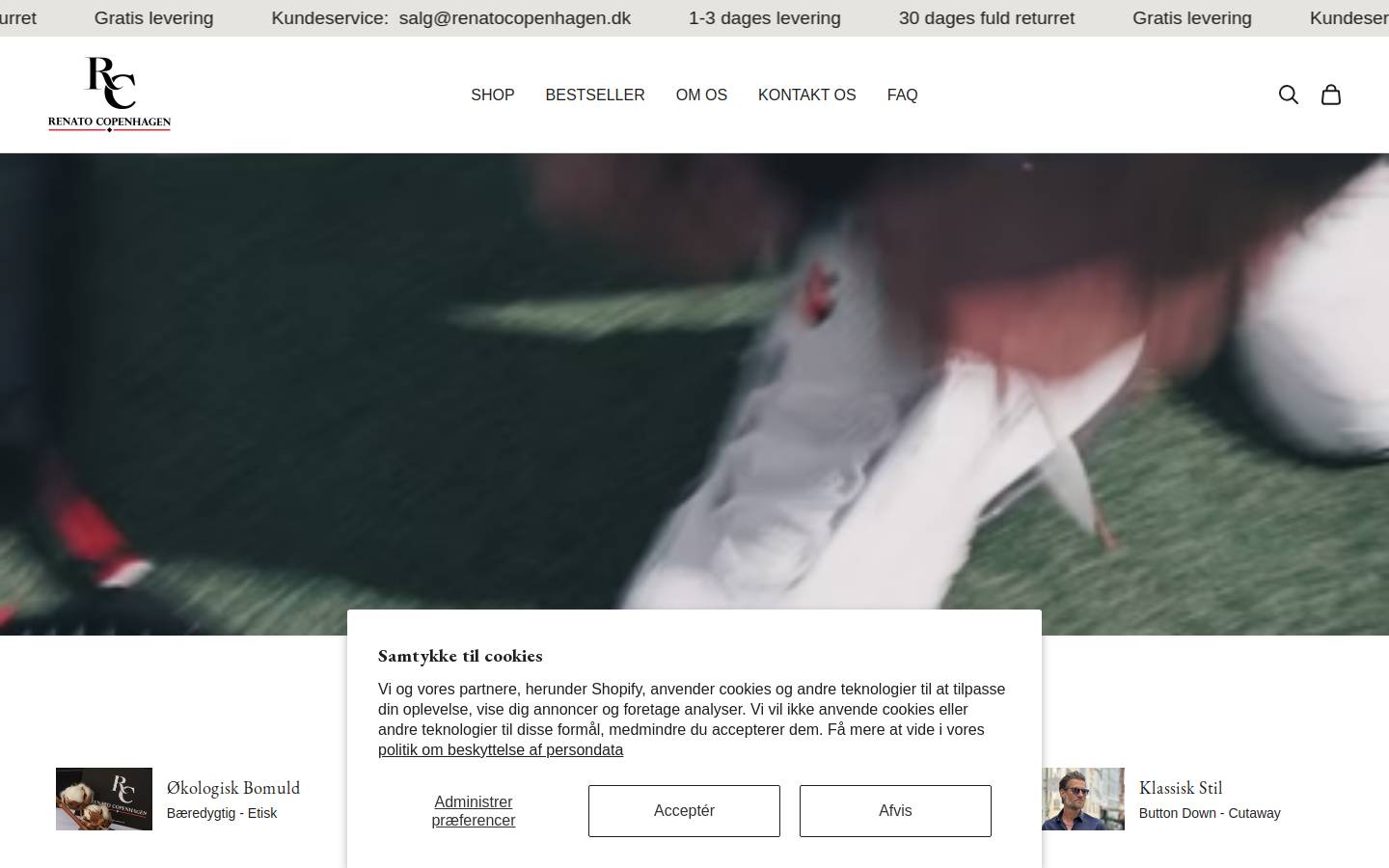 Renato Copenhagen homepage screenshot