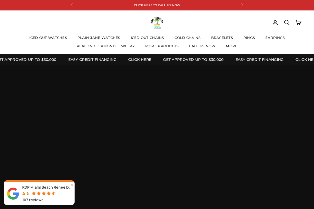 RDP Miami Beach Jewelry homepage screenshot